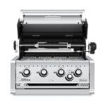 Broil King Imperial S 470 4 Burner Built-In Natural Gas Grill w/ Rear Burner & Rotisserie Kit - 956077 - Image 2