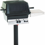 PGS A30 Cast Aluminum Natural Gas Grill On In-Ground Post
