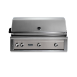 Lynx Professional 42 Inch Built-In All Infrared Trident Natural Gas Grill w/ Rotisserie in Limestone - L42ATR-LSNG
