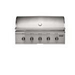 Coyote CL-Series 42-in 5-Burner Built-In Propane Grill w/ Lift-Assist Hood & Safety Valve - C3CL42LP