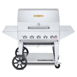 Crown Verity 36-Inch Mobile Natural Gas Grill Pro Package - CV-MCB-36PRO-NG