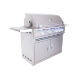 RCS Cutlass Pro 38 Inch Natural Gas Grill w/ Ceramic Briquette Tray Flame Tamers - RON38BCK - Image 12