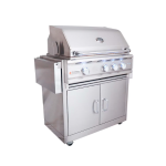 RCS Cutlass Pro 30 Inch Natural Gas Grill w/ Ceramic Briquette Tray Flame Tamers - RON30BCK - Image 6