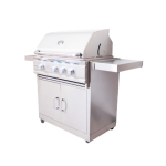 RCS Cutlass Pro 30 Inch Natural Gas Grill w/ Ceramic Briquette Tray Flame Tamers - RON30BCK - Image 10