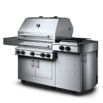 Kalamazoo K750HS Freestanding Hybrid Fire Grill w/ Side Burner - Natural Gas - K750HS-2-2-NA-NG-S4 - Image 2