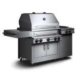 Kalamazoo K750HS Freestanding Hybrid Fire Grill w/ Side Burner - Natural Gas - K750HS-2-2-NA-NG-S4 - Image 3