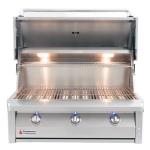 American Renaissance Grill by RCS 36-in 3-Burner Freestanding Natural Gas Grill - Image 3