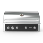 Wildfire Ranch Pro 42-in 4 Burner Natural Gas Grill - Black 304 SS - Image 4