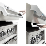 Hestan 42-Inch Natural Gas Grill W/ Rotisserie On Double Drawer & Door Tower Cart - Tin Roof - GABR42-NG-BG - Image 14