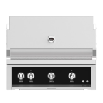 Hestan 36-Inch Built-In Natural Gas Grill W/ Rotisserie - Stealth - GABR36-NG-BK