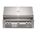 Alfresco ALXE 36-Inch Built-In Natural Gas Grill With Sear Zone And Rotisserie in Signal Gray - ALXE-36SZ-NG-S7004