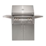 Alfresco ALXE 30-Inch Freestanding Natural Gas Grill With Sear Zone And Rotisserie in Signal Gray - ALXE-30SZC-NG-S7004