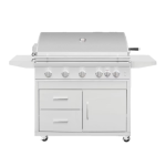 Summerset Sizzler Pro 40-in 5 Burner Freestanding Natural Gas Grill w/ Rear Infrared Burner