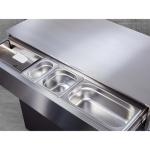 Flammkraft Model D Freestanding Natural Gas Grill & Model M Prep Center Module - Ruby - 1030976 - Image 11