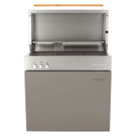 Flammkraft Model D Freestanding Natural Gas Grill & Model M Prep Center Module - Taupe - 1030974 - Image 2