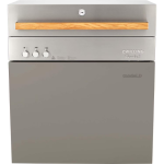Flammkraft Model D Freestanding Natural Gas Grill & Model M Prep Center Module - Taupe - 1030974 - Image 3