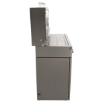 Flammkraft Model D Freestanding Natural Gas Grill & Model M Prep Center Module - Taupe - 1030974 - Image 7