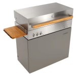 Flammkraft Model D Natural Gas Grill - Taupe - 1030974 - Image 7