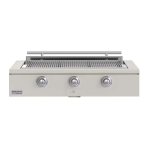 Caliber 48-in Natural Gas Built-In Rockwell Grill - Antique White w/ Stainless Steel Hardware - CRG-48BN00-A-050-H04