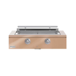 Caliber 42-in Natural Gas Built-In Rockwell Grill - Champagne w/ Stainless Steel Hardware - CRG-42BN00-A-179-H04