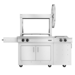 Kalamazoo K750GS Gaucho Wood-Burning Marine Grade Freestanding Natural Gas Grill W/ Side Burner, Two Meat & One Plancha Grill Surface Grates