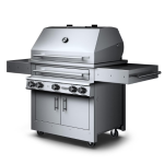 Kalamazoo K750HT Hybrid Fire Three Burner Freestanding Natural Gas Grill W/ Two Meat & One Plancha Grill Surface Grates - Image 2