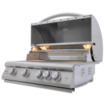 Blaze LTE+ 32-in 4-Burner Natural Gas Grill w/ Lift-Assist Hood & Rear Infrared Burner - Image 6