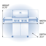 Napoleon Legacy Prestige PRO 500 4-Burner Propane Grill w/ Rotisserie & Side Burner - PRO500RSIBPSS-3 - Image 3