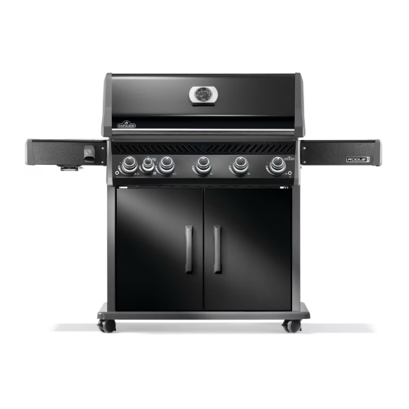 duttpack-13757 Napoleon Rogue PRO 625 5-Burner Propane Grill w/ Infrared Side Burner - Black - RP625SIBPK-2 - Image 1