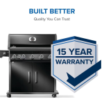 Napoleon Rogue PRO 625 5-Burner Propane Grill w/ Infrared Side Burner - Black - RP625SIBPK-2 - Image 5