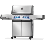 Napoleon Prestige 500 4-Burner Propane Grill w/ Rotisserie & Side Burner - P500VRSIBPSS - Image 6