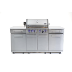 Mont Alpi Compact Series 6 Ft Propane Outdoor Kitchen Island in Stainless Steel - MA-957RS