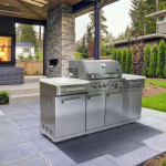 Mont Alpi Compact Series 6 Ft Propane Outdoor Kitchen Island in Stainless Steel - MA-957RS - Image 2