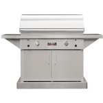 TEC Sterling Patio FR 44-Inch Infrared Natural Gas Grill On Stainless Cabinet - STPFR2NTCAB