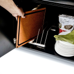 Broil King Baron 590i Shadow 5 Burner Propane Grill Center w/ Rotisserie Kit & Side Burner - Black - 876844 - Image 5