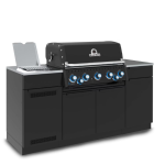 Broil King Baron 590i Shadow 5 Burner Propane Grill Center w/ Rotisserie Kit & Side Burner - Black - 876844 - Image 9