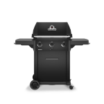 Broil King Signet 320 Shadow 3 Burner Propane Grill - Black - 844154