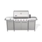 Weber Summit GC38 S Propane Gas Grill Center - Stainless Steel - 1500091 - Image 5