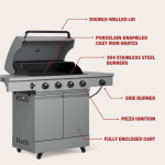 TYTUS Anaheim 32-in 4 Burner Propane Grill - TDT-011-GMOD - Image 4