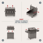 TYTUS Anaheim 32-in 4 Burner Propane Grill - TDT-011-GMOD - Image 11