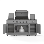 TYTUS Fresno Series 5-Burner Propane Island Grill in Gunmetal Gray  - TDT-021-0101 - Image 3