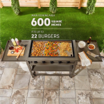 TYTUS Anaheim 36-in 5 Burner Propane Griddle - TDT-571-0101 - Image 5