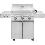 Saber Elite 1500 32-Inch 3-Burner Infrared Propane Gas Grill With Side Burner - R50SC1417