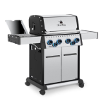 Broil King Baron S 490 PRO IR 4 Burner Natural Gas Grill w/ Infrared Side Burner & Rotisserie Kit  - 677347 - Image 2