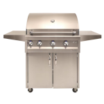 Artisan Professional 32-Inch 3-Burner Freestanding Propane Gas Grill With Rotisserie - ARTP-32C-LP