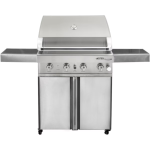 Turbo Elite 32-in 4-Burner Propane Grill With Rear Infrared Burner