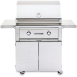 Lynx Sedona 30 Inch Natural Gas Grill On Cart w/ One ProSear & One SS Tube Burner