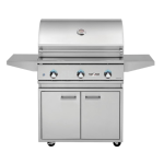 Delta Heat 32-Inch 3-Burner Propane Gas Grill On Cart