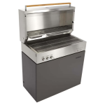 Flammkraft Model D Propane Gas Grill - Deep Umbra - 1029540
