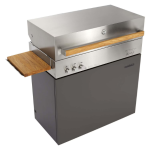 Flammkraft Model D Propane Gas Grill - Deep Umbra - 1029540 - Image 4
